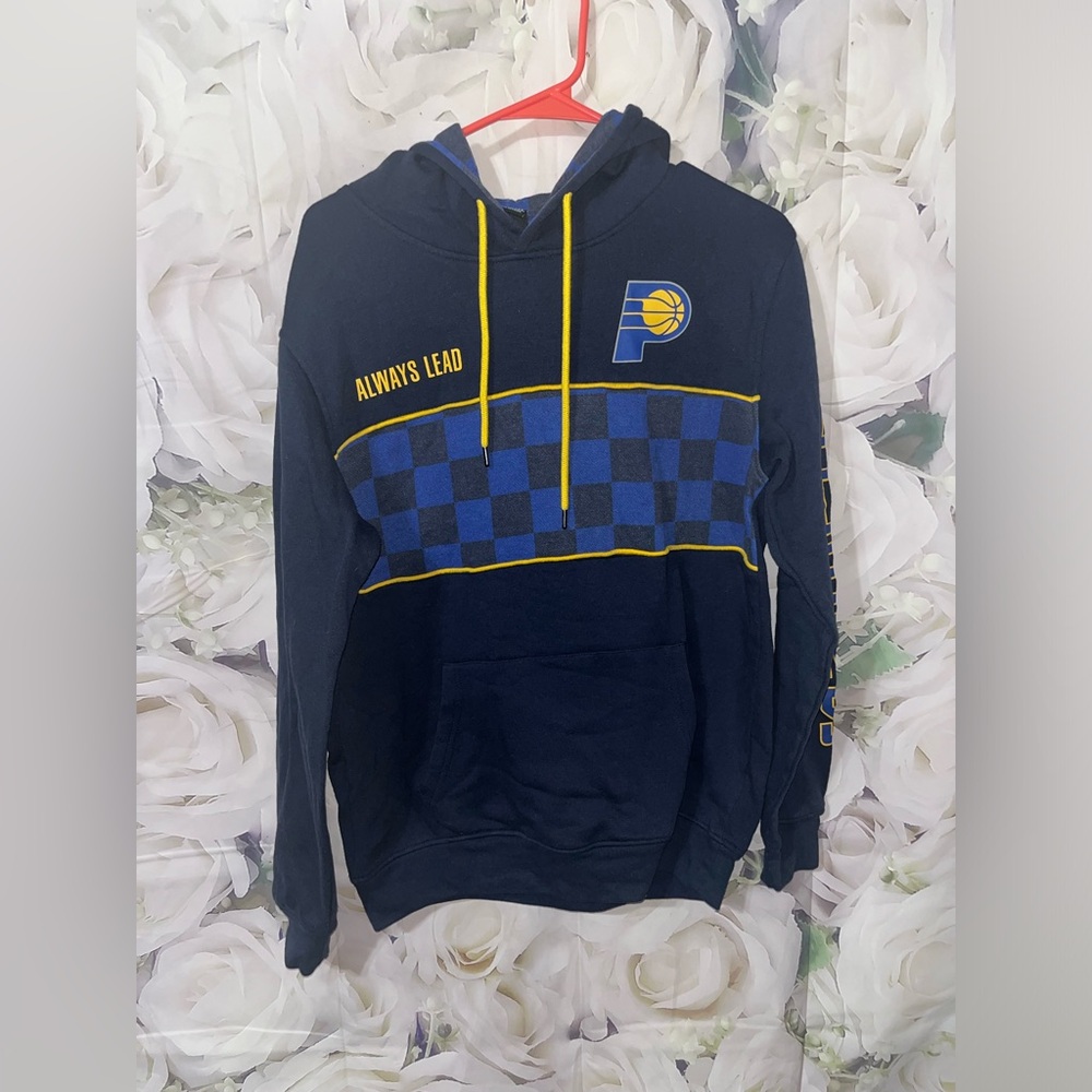 NBA Indiana Pacers Rally Drive Blue Hoodie Men’s Size Medium